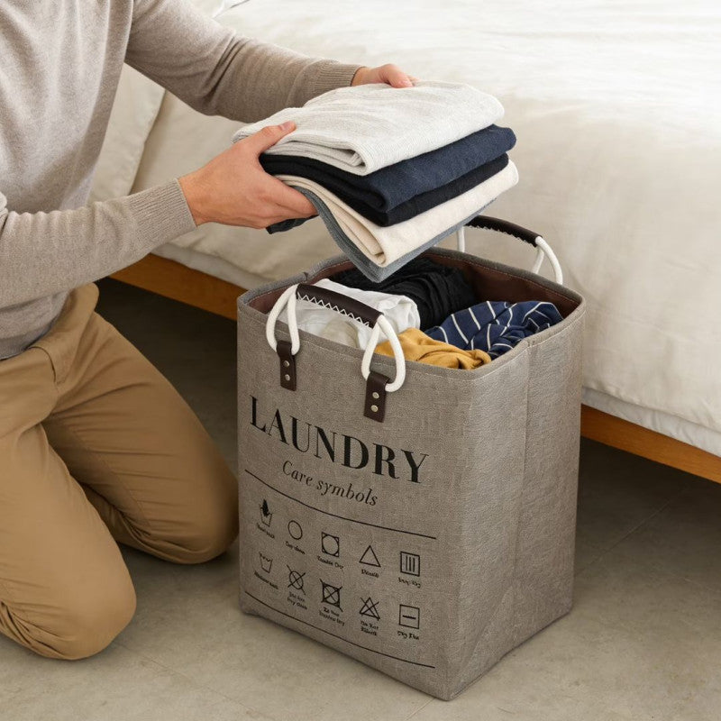 Laundry Basket Premium Fabric Clothes Storage Hamper